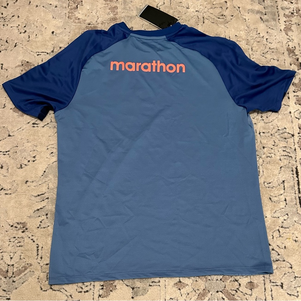 Marathon Authentic Ecuador Team Blue Training Jersey with Sponsors Men’s Sz XL - Picture 5 of 5